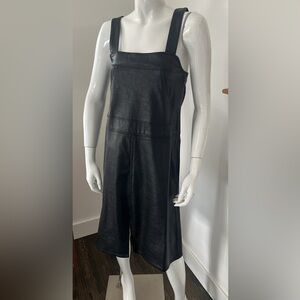 Cheap Monday Faux Leather overall Dress